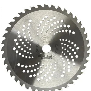 Disco Shark 40t tct Per Decespugliatore 255x2,0mm f.25,4mm