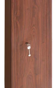 Armadio Portafucili 5 Posti 145x35x25cm Effetto Legno