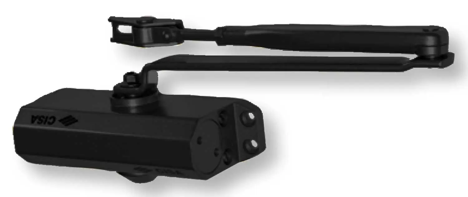 Chiudiporta Con Arresto Nero Serie 604 '60461