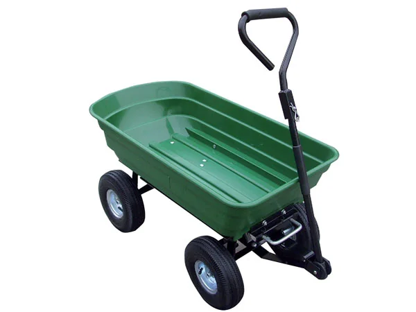 Carrello Ribaltabile Con vasca In Pvc Portata kg.250 cm.110x100x53