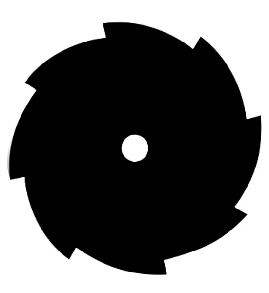 Lama in Acciaio 8 denti Dritta mm 255 Per Decespugliatore