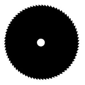 Lama in Acciaio 80 Denti Dritta 255MM