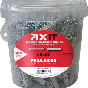 Tasselli In Nylon Con Vite TPS Zincata. In Box Di Plastica