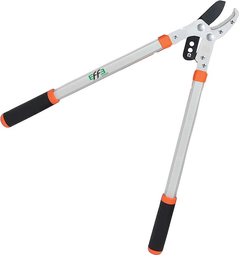 Forbici Tronca Rami Lama Battente Manico Alluminio 75cm Cricchetto