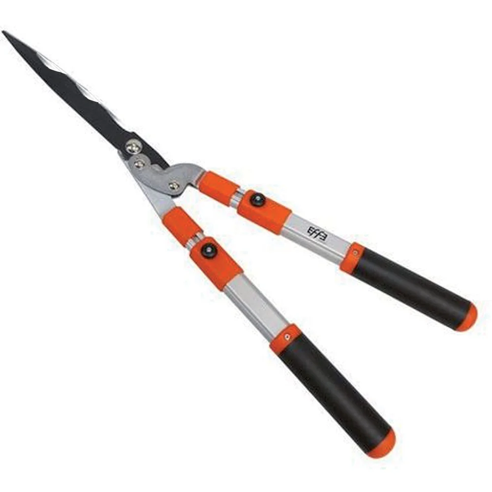 Forbici Siepi Lama Ondulata Manico Alluminio, Telescopico 72-87cm