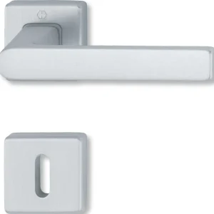 Maniglia Brindisi Foro Chiave Normale Alluminio Satinato Hoppe