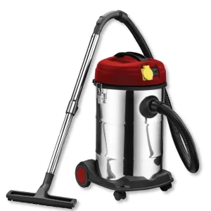 Bidone Aspiratutto Inox 30LT 1200W Con Presa Elettroutensili