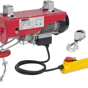 Paranco Elettrico 540W. Portata 125/250kg, lunghezza 9/18mt