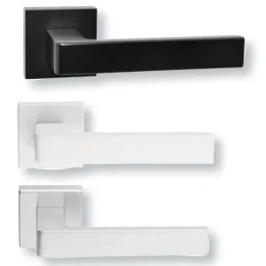 Maniglia In Alluminio Con Bocchetta "CAPRI" Foro Chiave