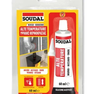 Silicone Alte Temperature Tubetto 60ML Rosso