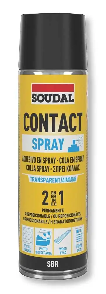 Colla Trasparente Bomboletta Spray Contact 300ML