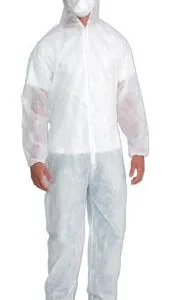 Tuta Protettiva In Polipropilene Da 40 gr/m2 Bianca