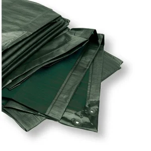 Telo Polietilene Occhiellato Verde Bikain 90gr/mq