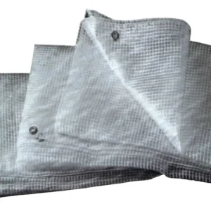 Telo Bianco Retinato Occhiellato