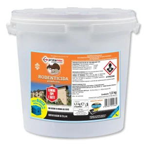 Rodenticida Blocco Paraffinato Kg 1,5 Per Uso Professionale