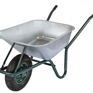 Carriola Con Vasca In Acciaio Zincato lt.100 portata kg.100 (Car 81/4)