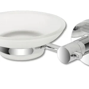 Porta Sapone Cromo Alluminio/Abs Linea Sprint Con Piastrina Antiruggine