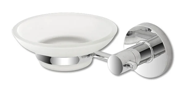 Porta Sapone Cromo Alluminio/Abs Linea Sprint Con Piastrina Antiruggine