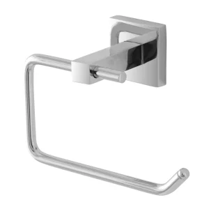 Porta Rotolo Rock In Cromo Alluminio Con Piastrina Antiruggine.