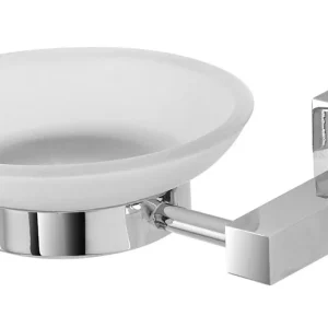 Porta Sapone Rock In Cromo Alluminio Con Piastrina Antiruggine.