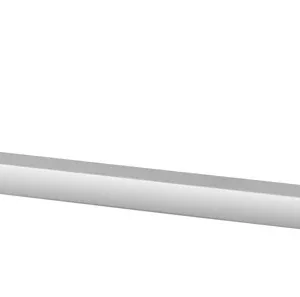 Portasciugamani Rock In Cromo Alluminio Con Piastrina Antiruggine 35cm