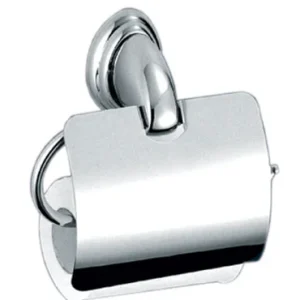 Portarotolo Bagno In Acciaio Cromato Piastrine In Acciaio Antiruggine