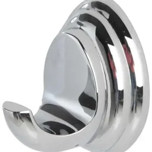 Appendiabito Bagno In acciaio Cromato, Piastrine In Acciaio Antiruggine