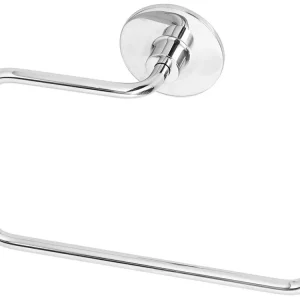 Portasalviette In Acciaio/ABS Fissaggio Con  Adesivi O Viti