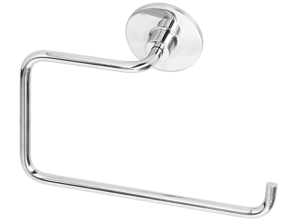 Portasalviette In Acciaio/ABS Fissaggio Con Adesivi O Viti