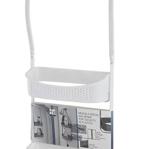 Mensola In Plastica Per Doccia Con Due Ripiani