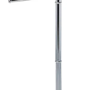 Piantana 3 Bracci Base Mezzaluna Cromo