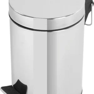 Pattumiera Da Bagno Con Pedale In Acciaio Cromato