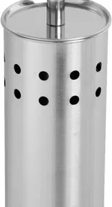 Portascopino Acciaio Cromato Satinato