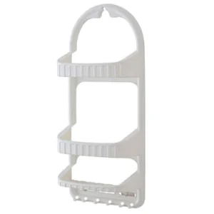 Mensola 3 Ripiani In Resina, Bianco, 3 Piani.