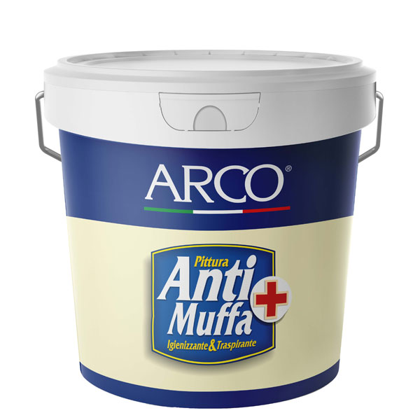 Pittura Murale Risanante Antimuffa Arco Opaco 14Lt