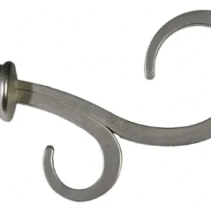 Bastone Estensibile Per Tenda Atene Da cm. 120 a 210 In Cromo Satinato