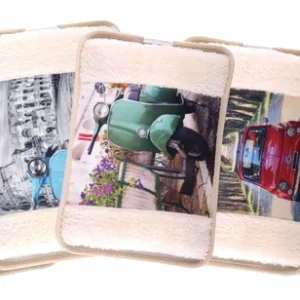 Borsa Acqua Calda Elettrica Con Tasca Per Mani cm. 28x19 Vari Disegni