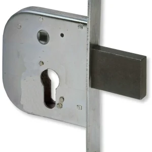 Serratura Da Infilare Per Cancelli Con Catenaccio E  Quadro Per Maniglia