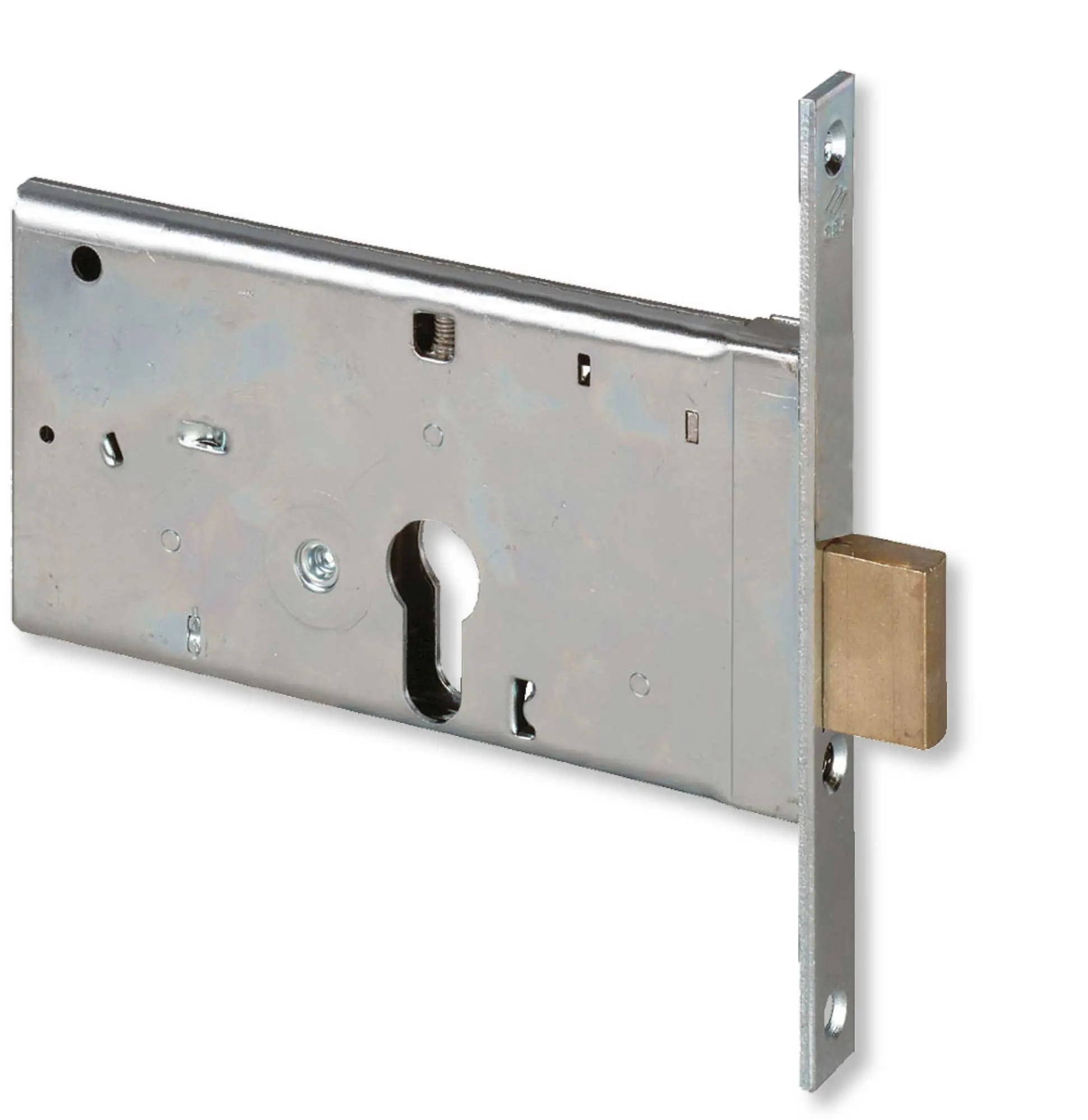 Serratura Da Infilare A Cilindro Per Fasce E.70 - Scatola 77MM