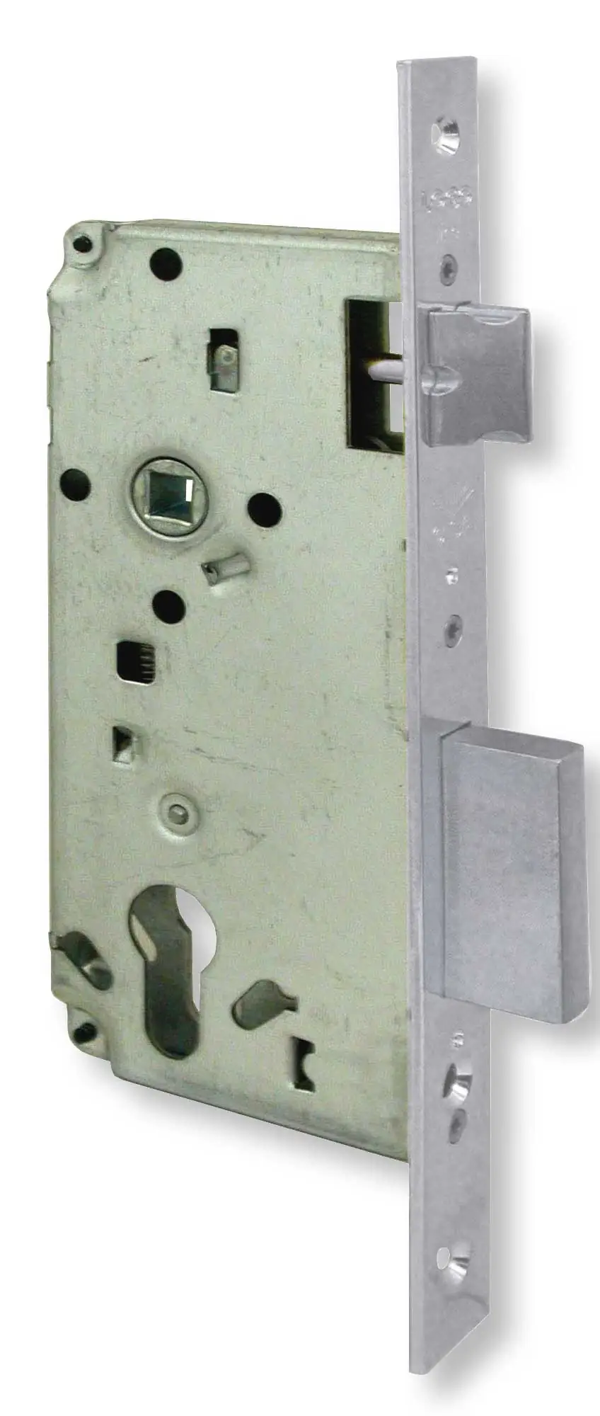 Serratura Da Infilare A Cilindro Profilo Europeo Acciaio Nichel '5C611.12'