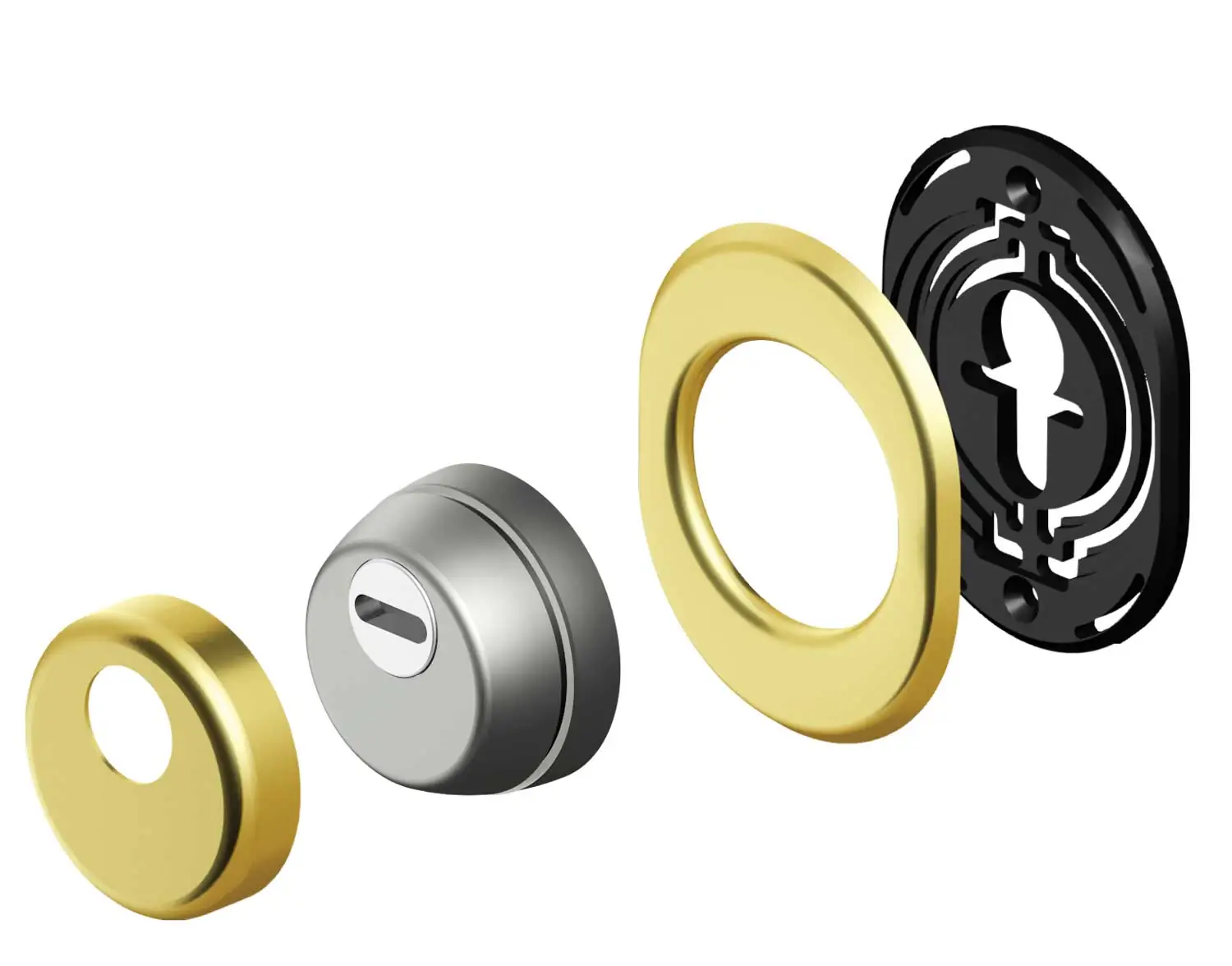 Defender Fori Per Atra(Dierre) Con Mostrina In Acciaio - immagine 2