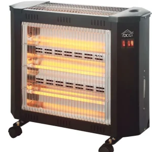 Stufa al quarzo turbo ventilata 4 elementi 2000W