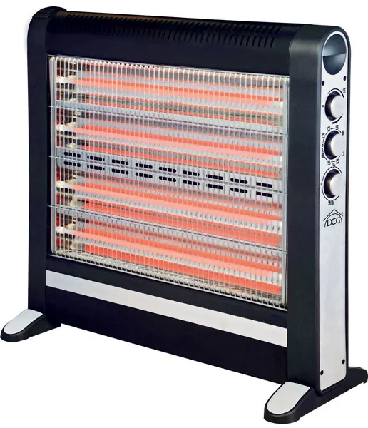 Stufa Al Quarzo Turbo Ventilata 4 Elementi 2400w