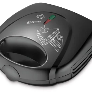 Mini Bistecchiera 750W Piastre Antiaderenti, Dimensioni(mm.)228x230x80