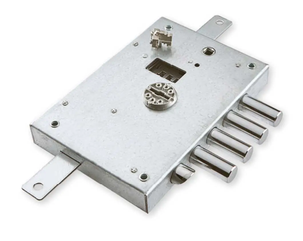 Serratura Dierre Triplice Da Applicare Doppia Mappa Ent.70mm