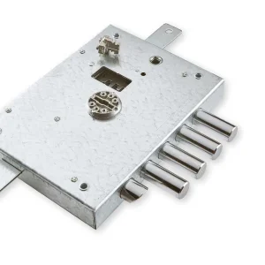 Serratura Dierre Triplice Da Applicare Doppia Mappa Ent.70  2 Blocchetti