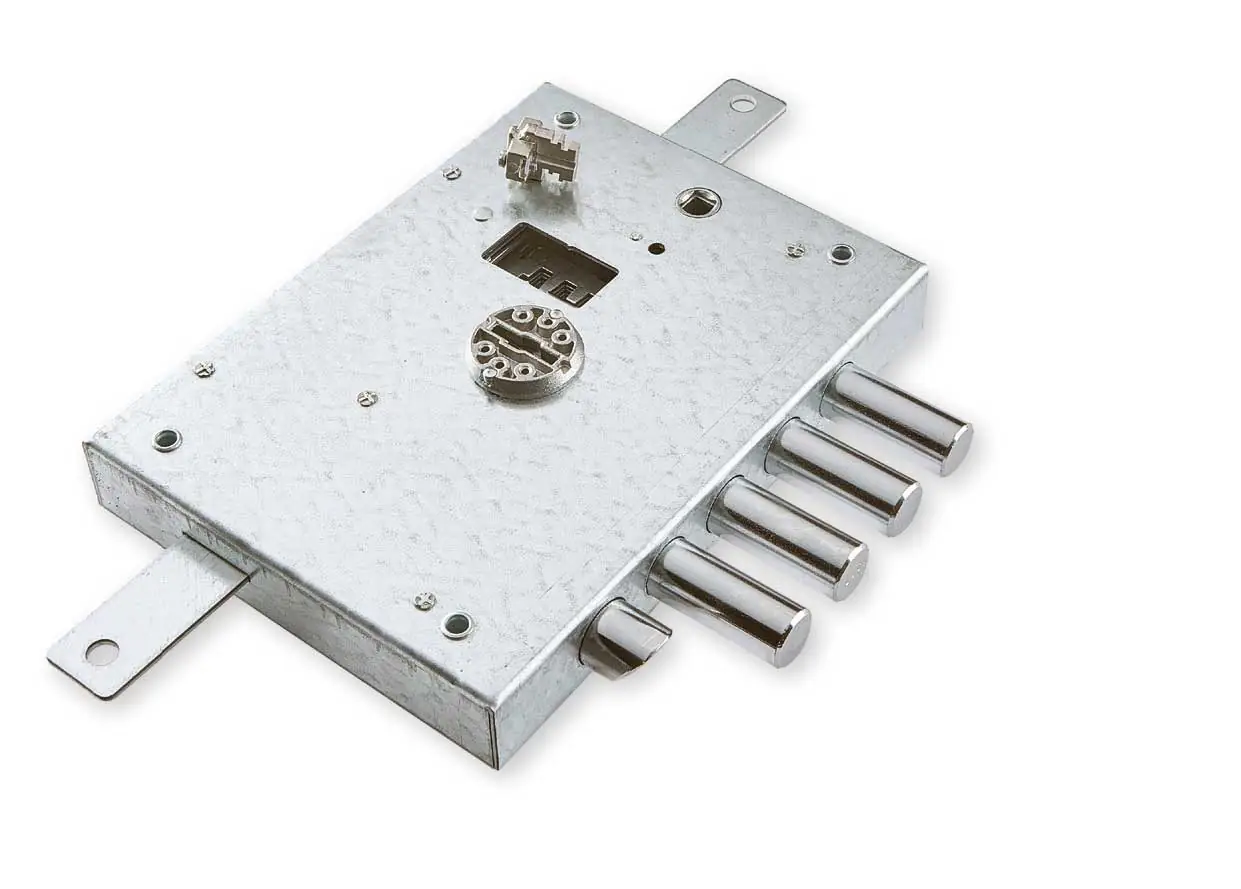 Serratura Dierre Triplice Da Applicare Doppia Mappa Ent.70 2 Blocchetti