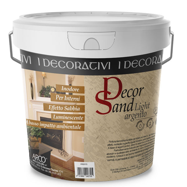 Pittura Decorativa Policromatica Con Finitura "Effetto Sabbia" 2,5 Lt