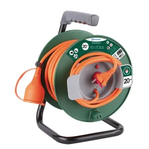 Avvolgicavo Garden Con Presa Schuko, Cavo h05vv-f (2x1,5mm)