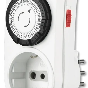 Timer Giornaliero Schuko Spina 10a, Potenza Max 2300W